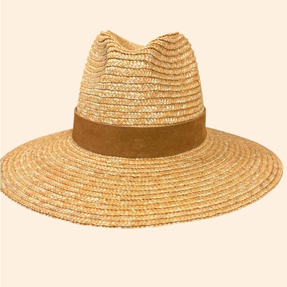 NWOT GIGI PIP Isla Straw Fedora Hat Women’s One Size - Picture 7 of 16